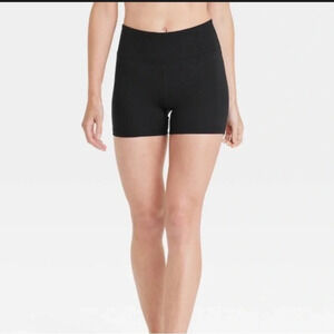 all in motion Black High-Waist Athletic Bike Shorts